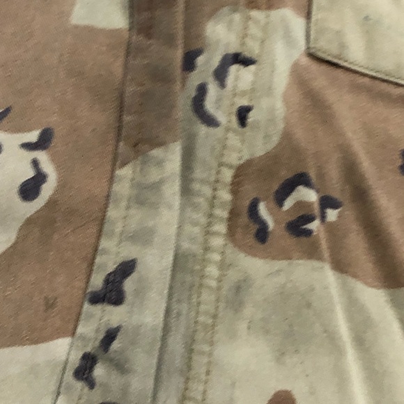 Y2K Desert Chocolate Chip Camo Chemical Protective Suit Jacket - Picture 4 of 8